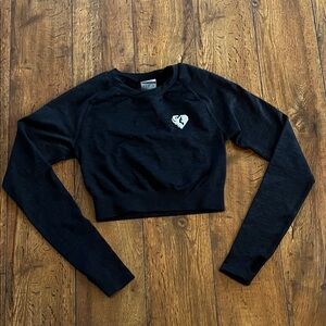 Women's best cropped long sleeve